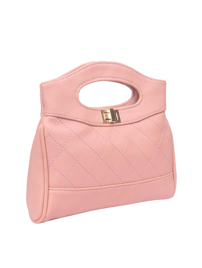 pink leatherette (pu) regular sling bag - 17015335 - Zoom Image - 4
