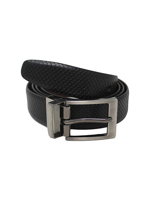 blackbrown leather belt - 17023874 - Standard Image - 1