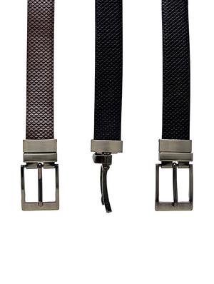 blackbrown leather belt - 17023874 - Standard Image - 4