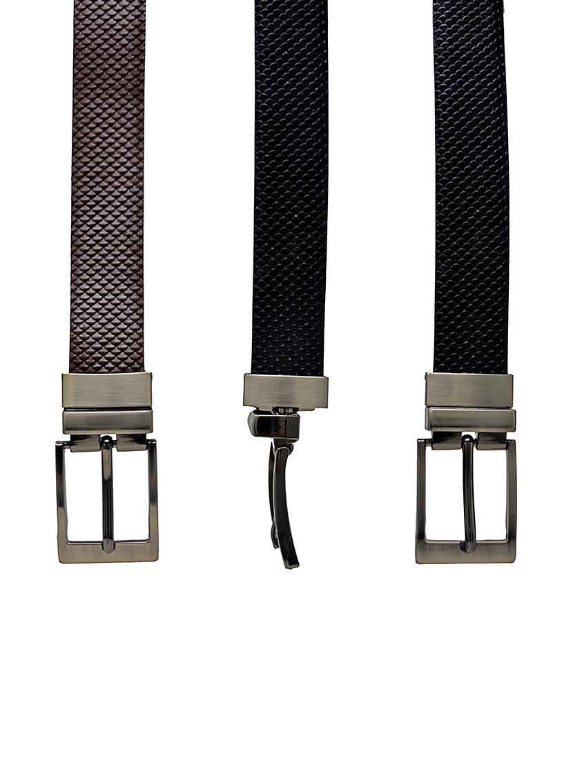 blackbrown leather belt - 17023874 - Zoom Image - 4