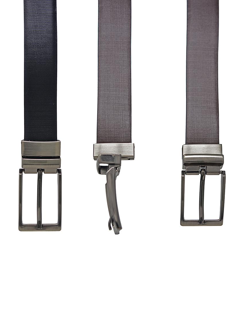 blackbrown leather belt - 17023887 - Zoom Image - 4