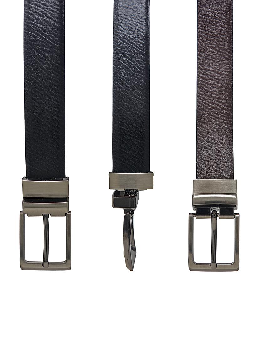 blackbrown leather belt - 17023888 - Zoom Image - 4