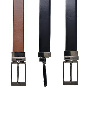 blackbrown leather belt - 17023889 - Standard Image - 4