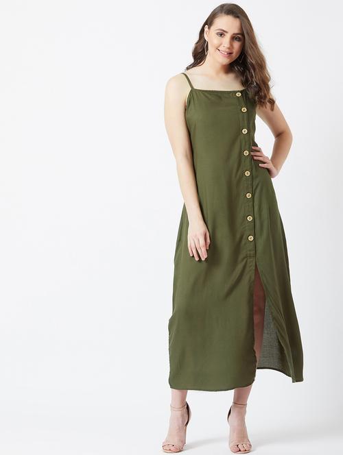 button-up maxi dress - 17027514 - Very Small Image - 1