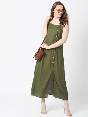 button-up maxi dress - 17027514 - Standard Image - 4
