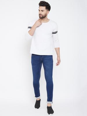 blue plain jeans - 17031561 - Standard Image - 4