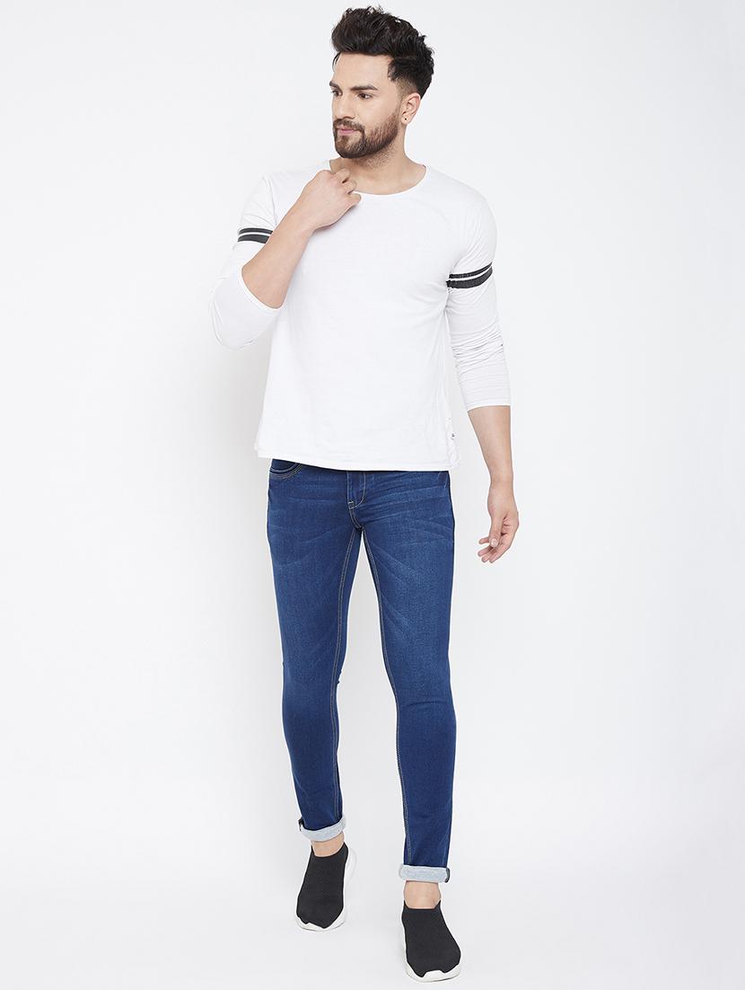 blue plain jeans - 17031561 - Zoom Image - 4