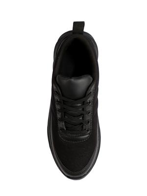 black lace up sport shoes - 17032097 - Standard Image - 4