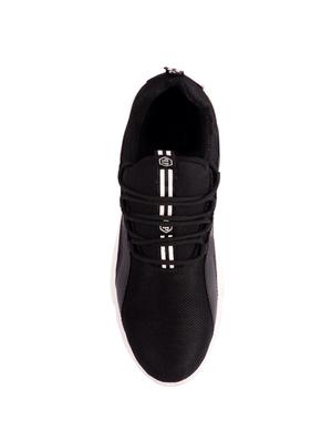 black lace up sport shoes - 17032110 - Standard Image - 4