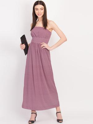 printed tube maxi dress - 17033925 - Standard Image - 4