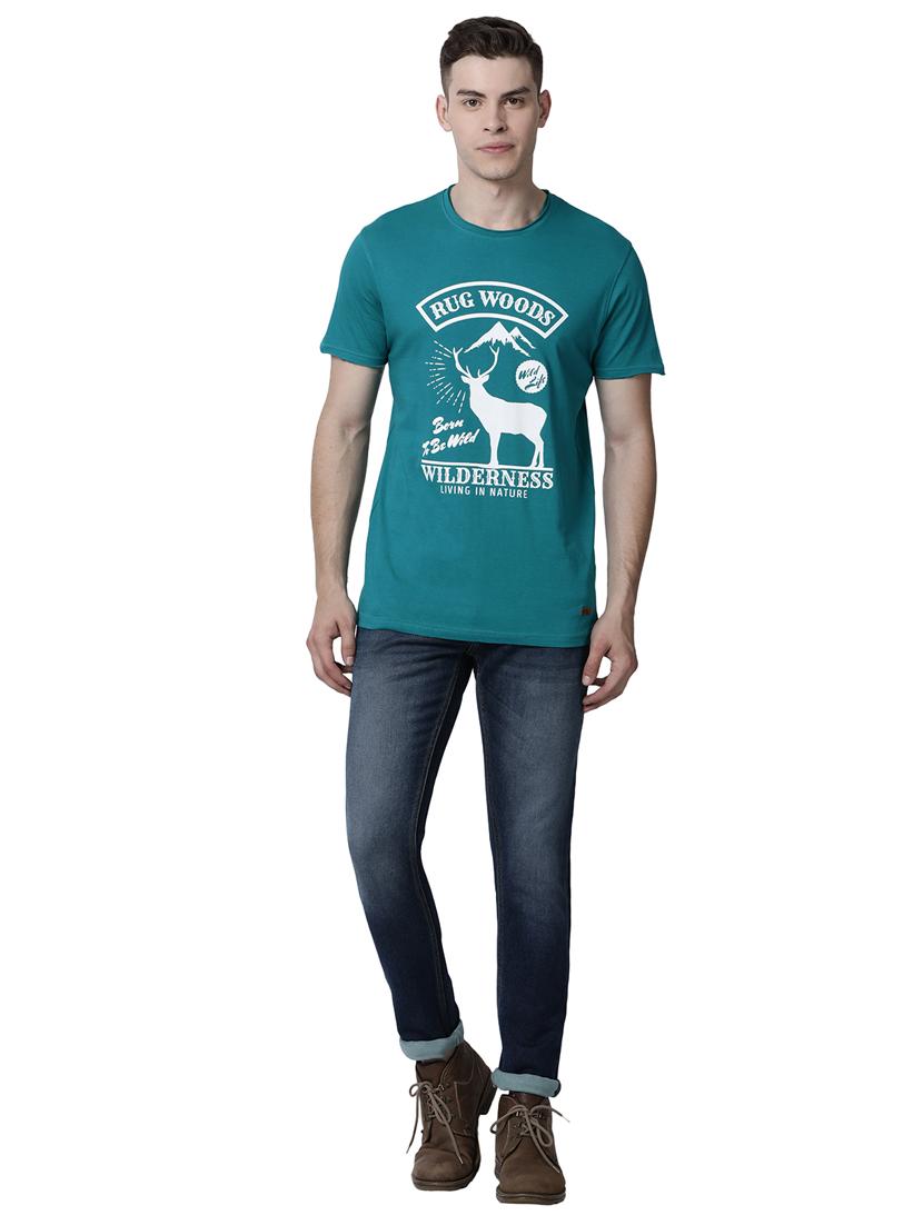blue heavy washed jeans - 17064642 - Zoom Image - 4