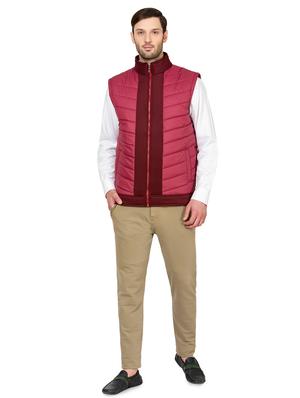 red nylon quilted jacket - 17071969 - Standard Image - 4