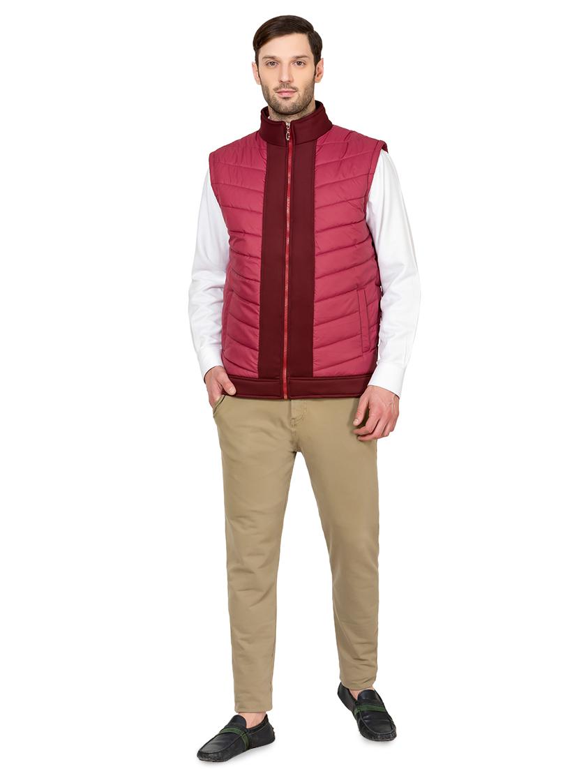 red nylon quilted jacket - 17071969 - Zoom Image - 4
