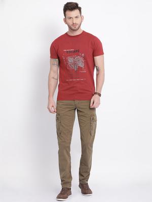 brown solid cargos - 17076729 - Standard Image - 4