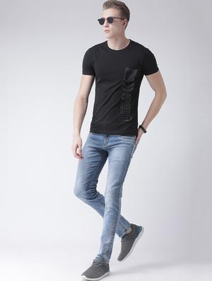 black solid pocket t-shirt - 17077127 - Standard Image - 4