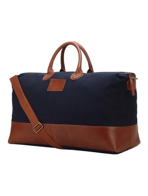 blue leather dufflebag - 17080819 - Standard Image - 4