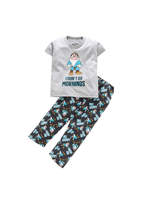 multi colored cotton pyjama set nightwear - 17081776 - Standard Image - 1
