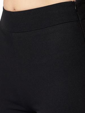 black solid palazzo - 17085254 - Standard Image - 4