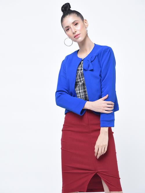 bow detail regular shrug - 17125930 - Standard Image - 1
