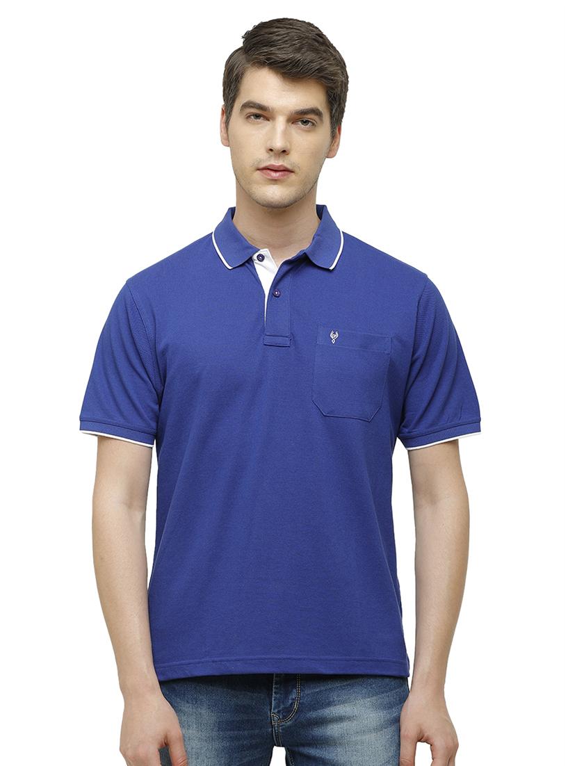 men solid short sleeve regular fit polo t-shirt