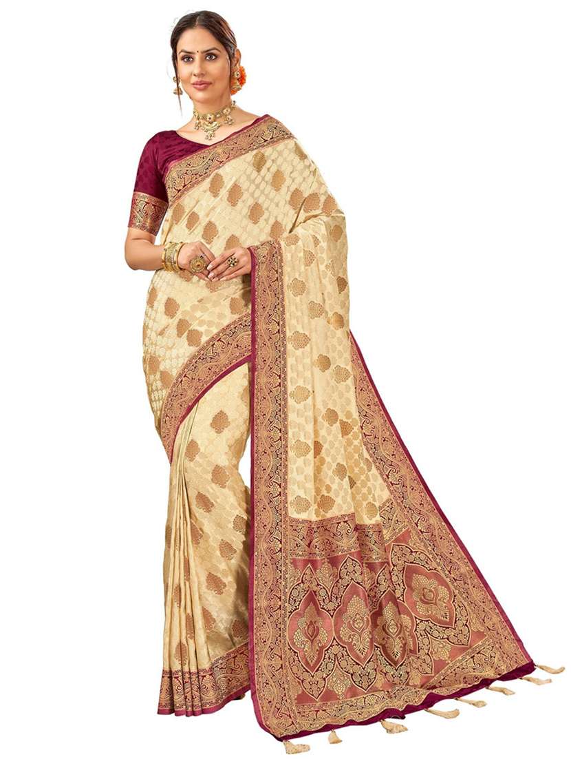 women's banarasi saree with blouse