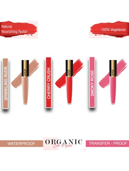 pack of 3 juice matte lipstick - 18520093 - Very Small Image - 1