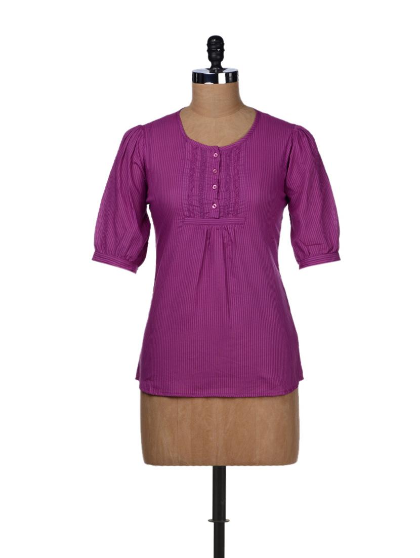 Stylish Cotton Top - STYLE QUOTIENT BY NOI