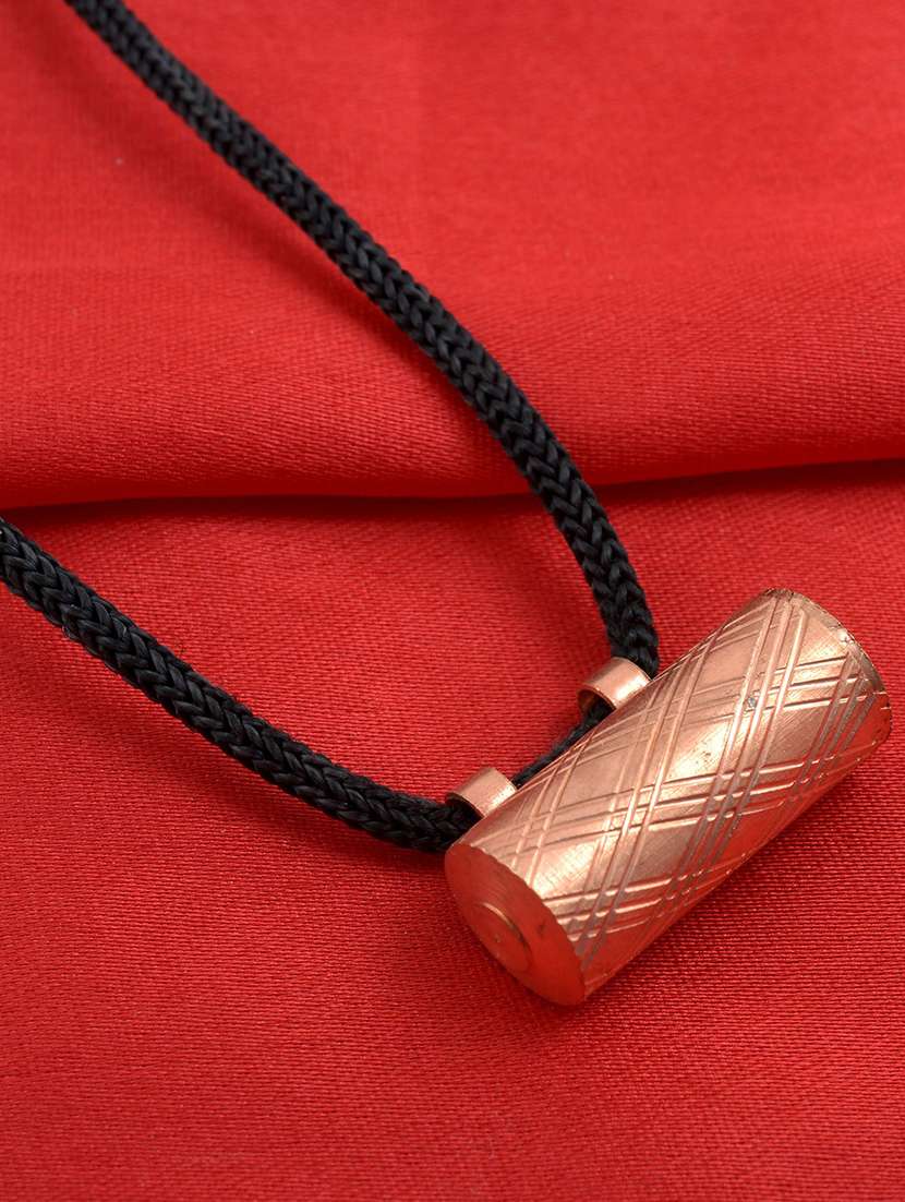 brown brass pendant