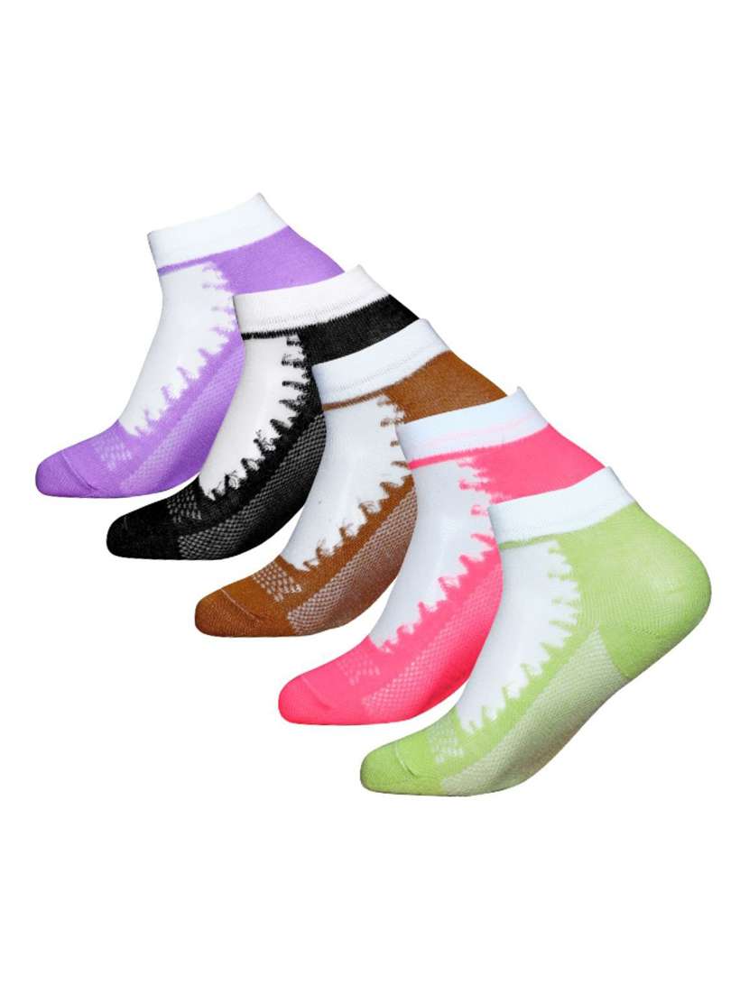 pack of 5 ankle length socks