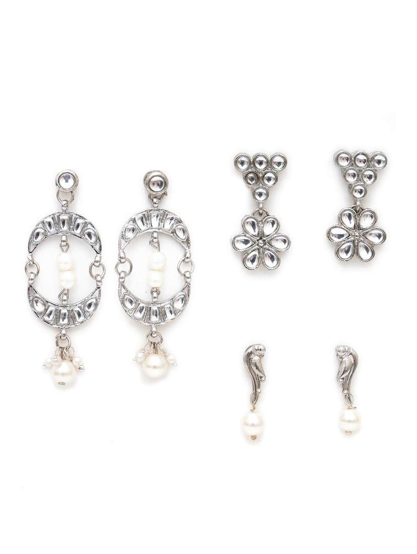 set of 3 handcrafted earrings