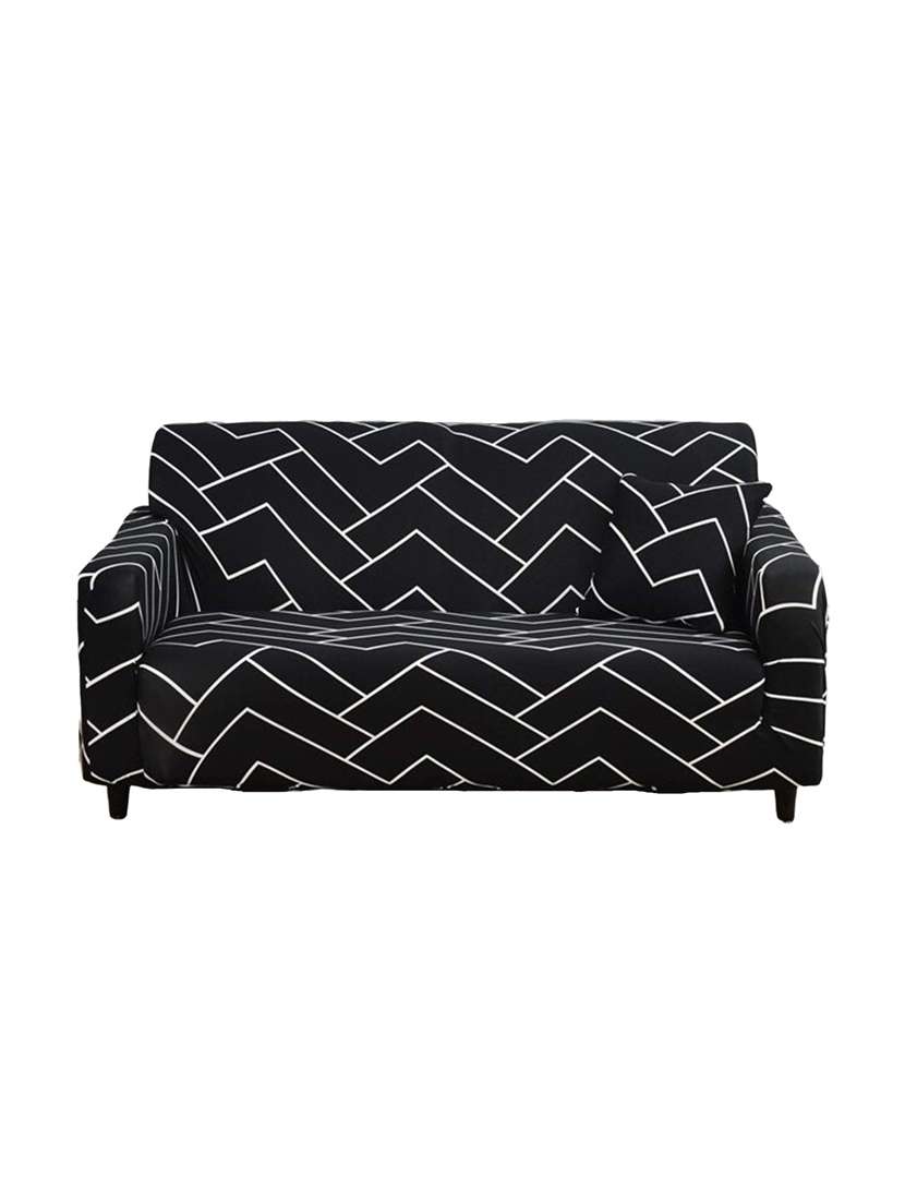 printed sofa cover