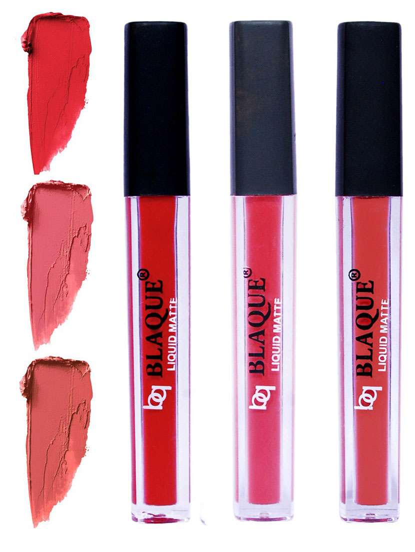 matte liquid lip gloss combo of 3 lipstick # 101-111-112
