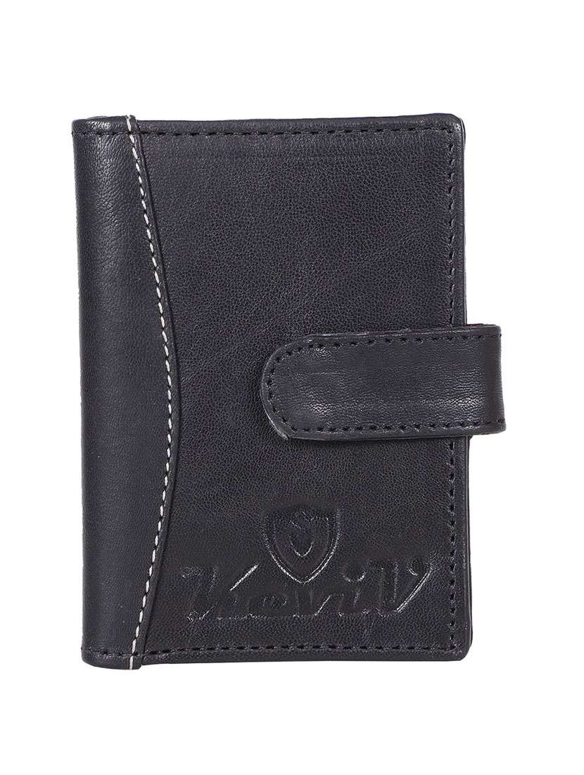 black leatherette wallet