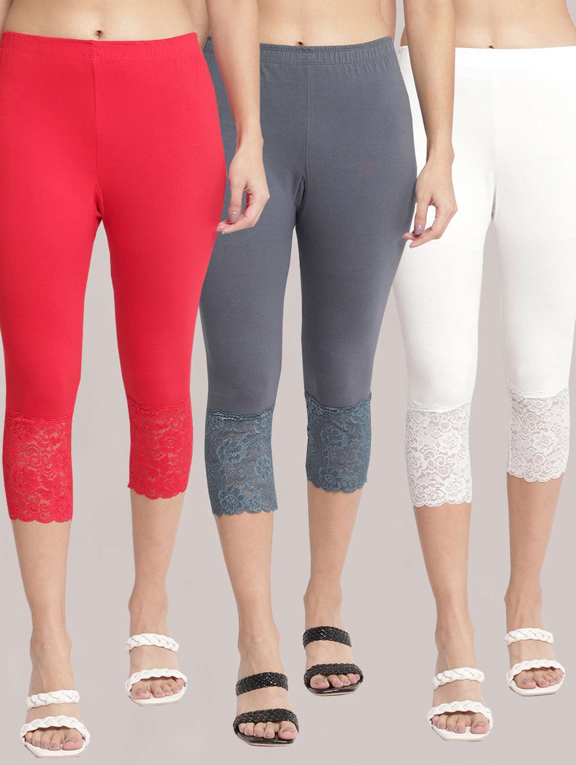 pack of 3 capri leggings