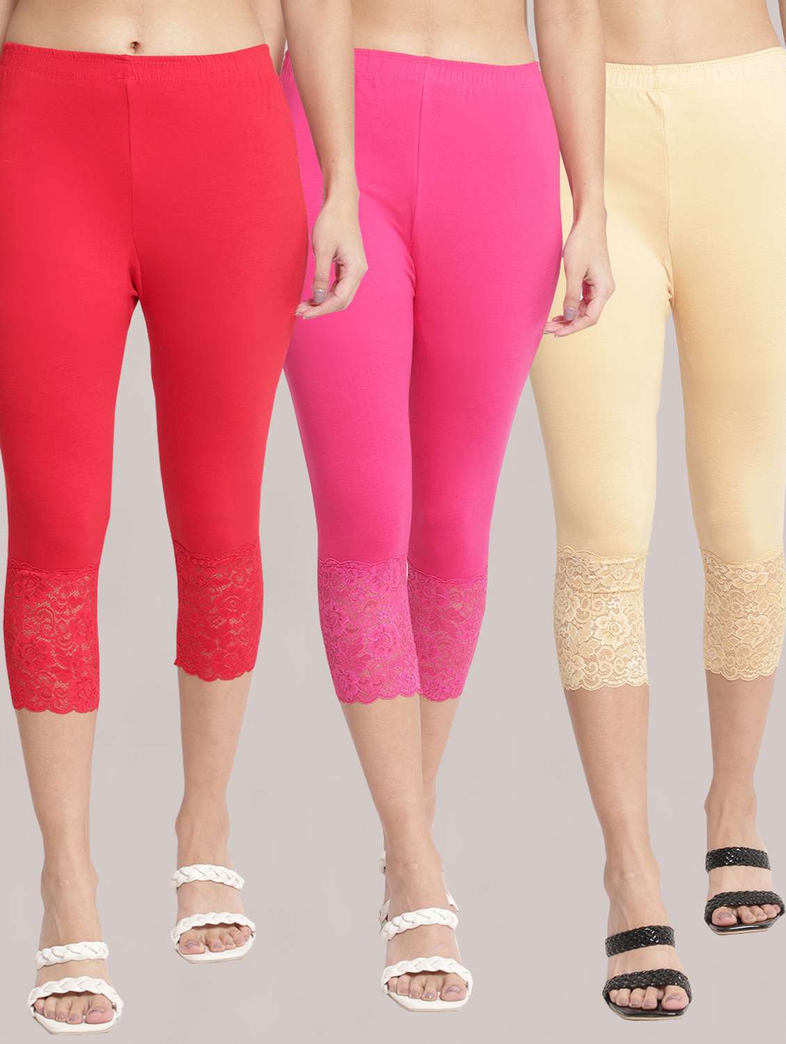 pack of 3 capri leggings