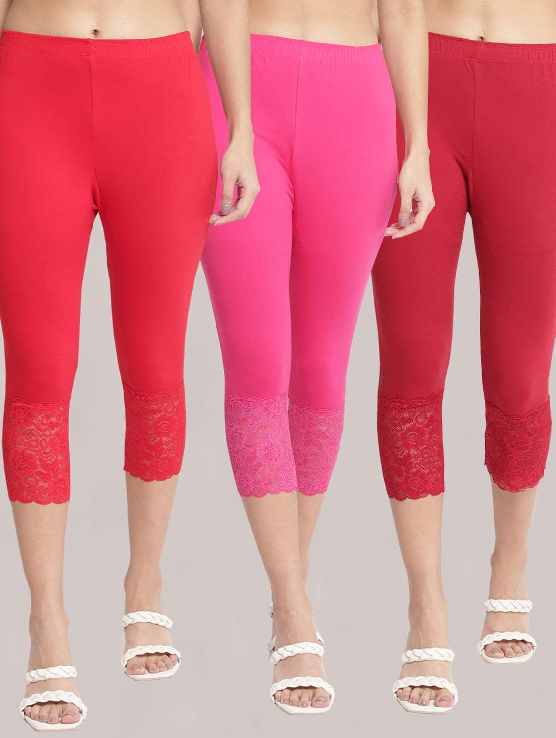 pack of 3 capri leggings