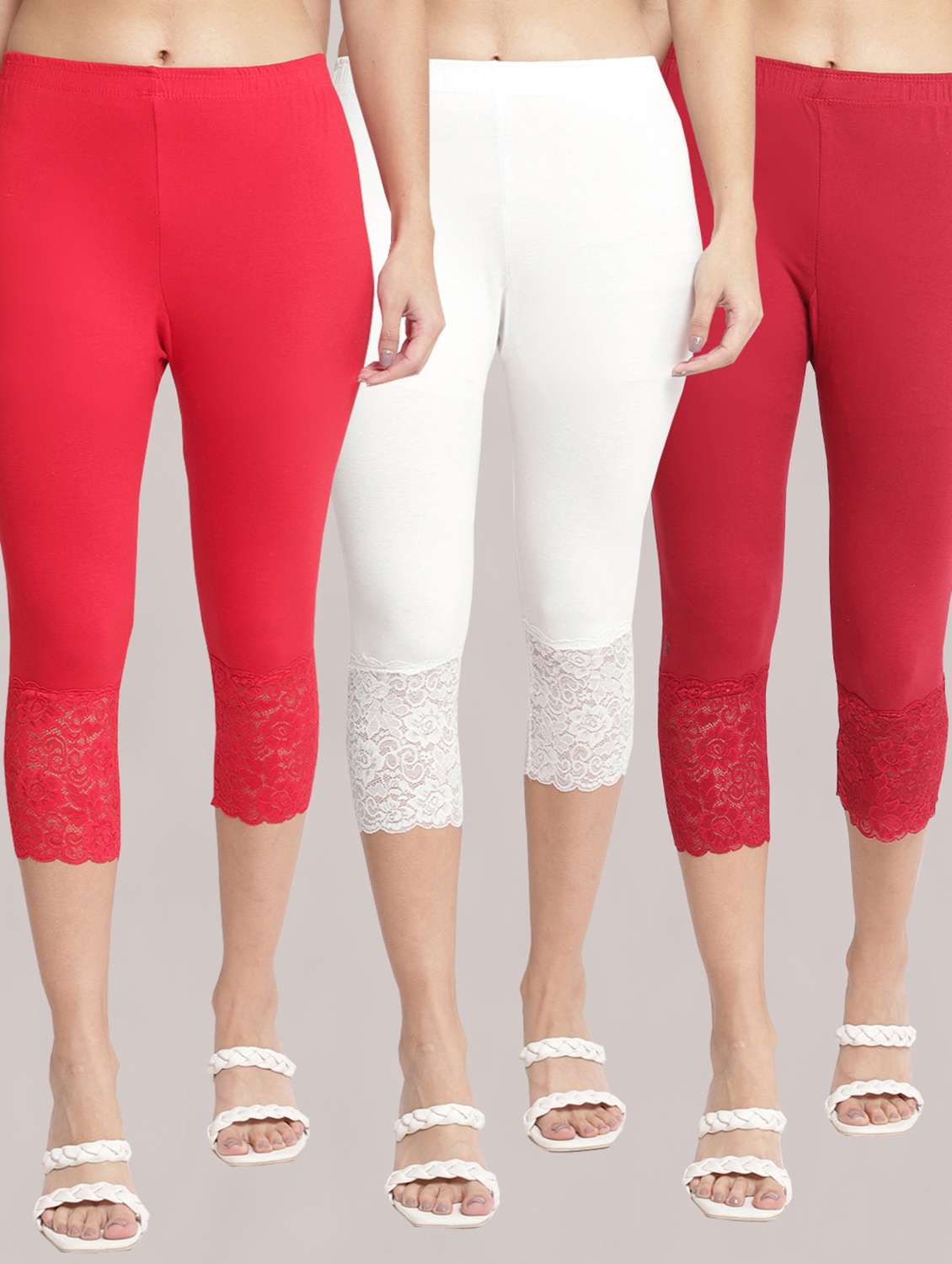 pack of 3 capri leggings