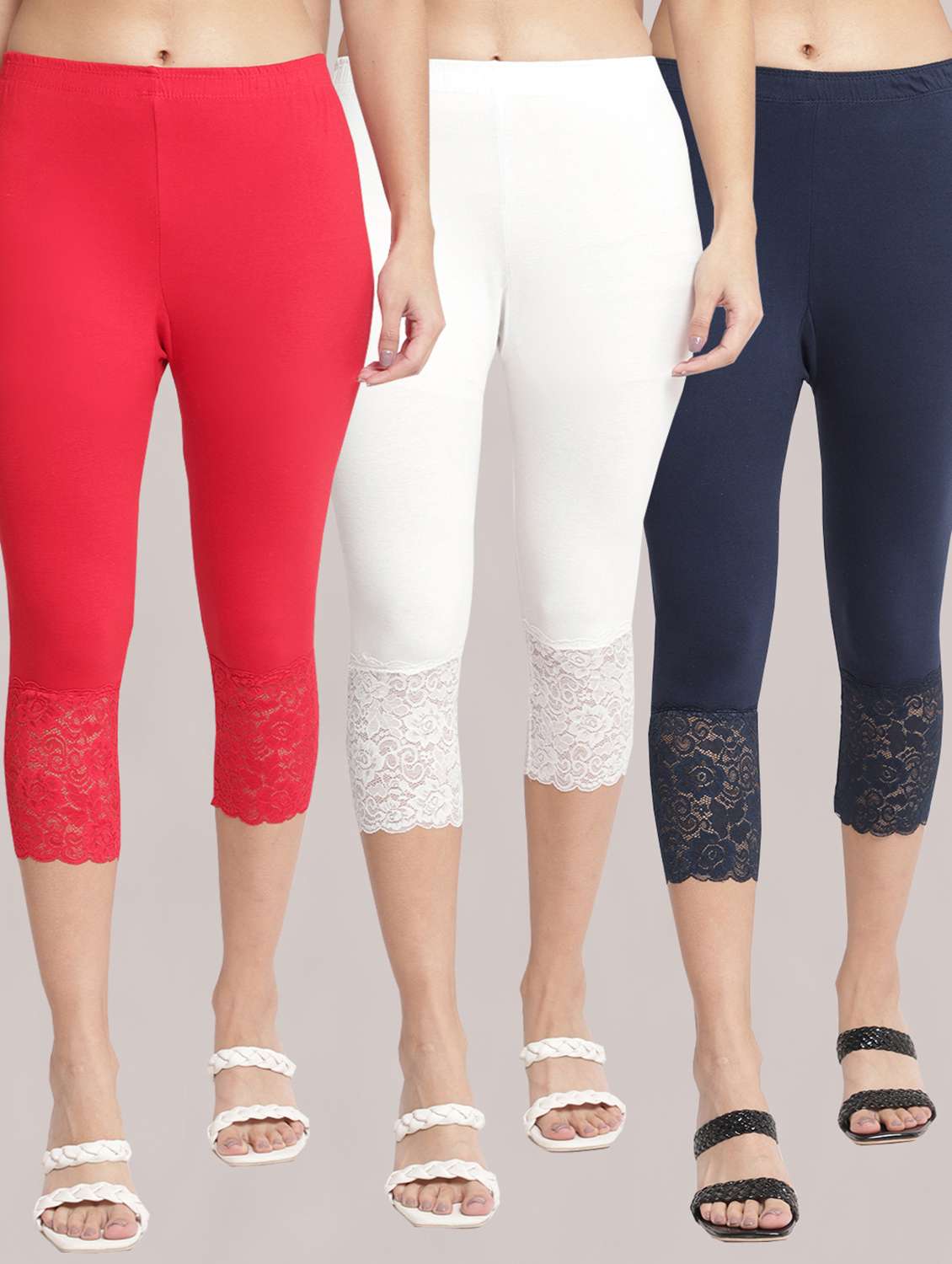 pack of 3 capri leggings