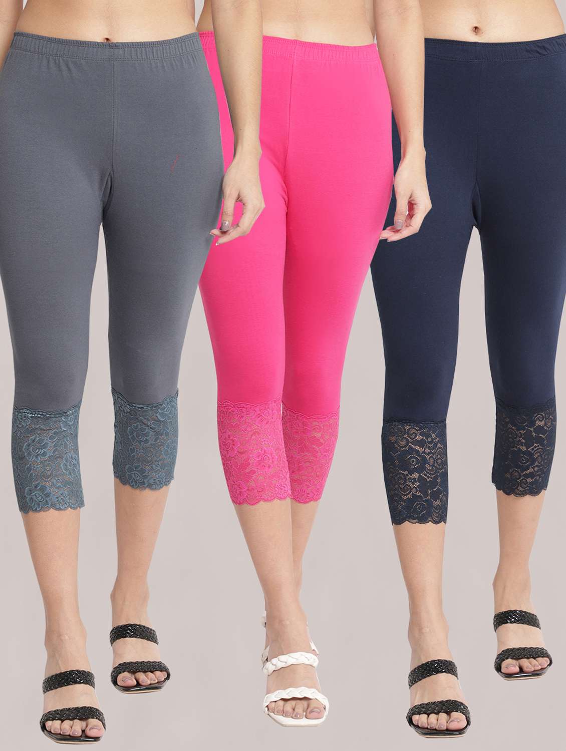 pack of 3 capri leggings