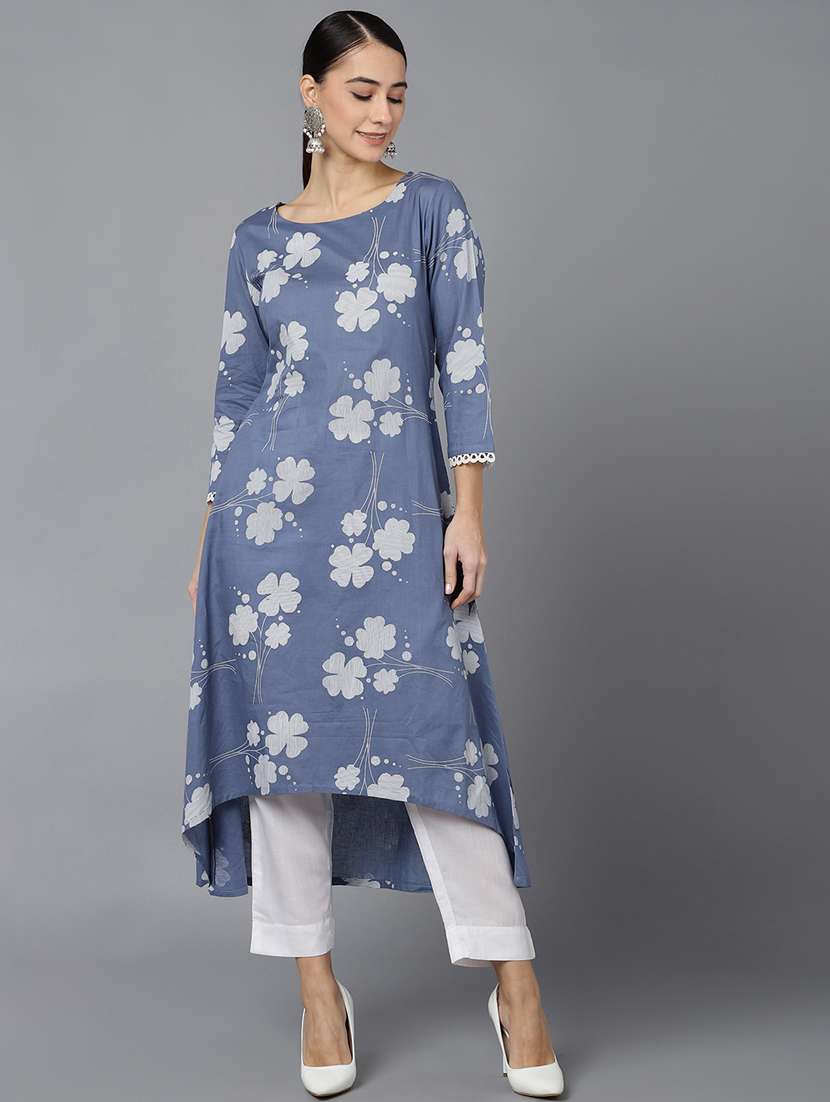 women's asymmetric kurta