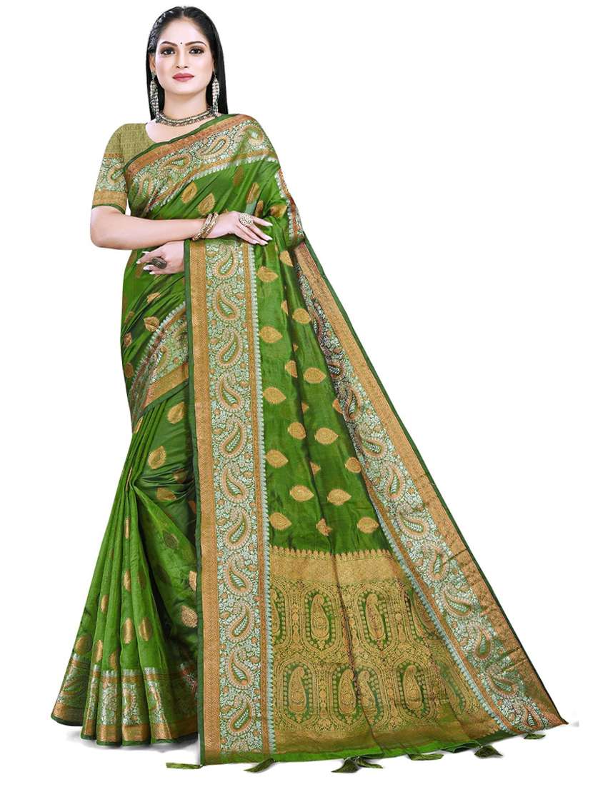 women's banarasi saree with blouse