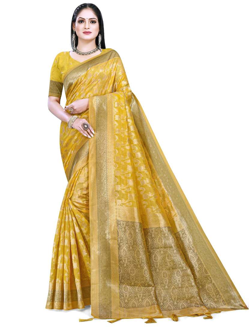 women's banarasi saree with blouse