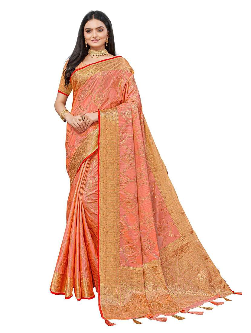 women's banarasi saree with blouse