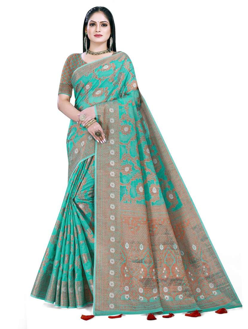 women's banarasi saree with blouse