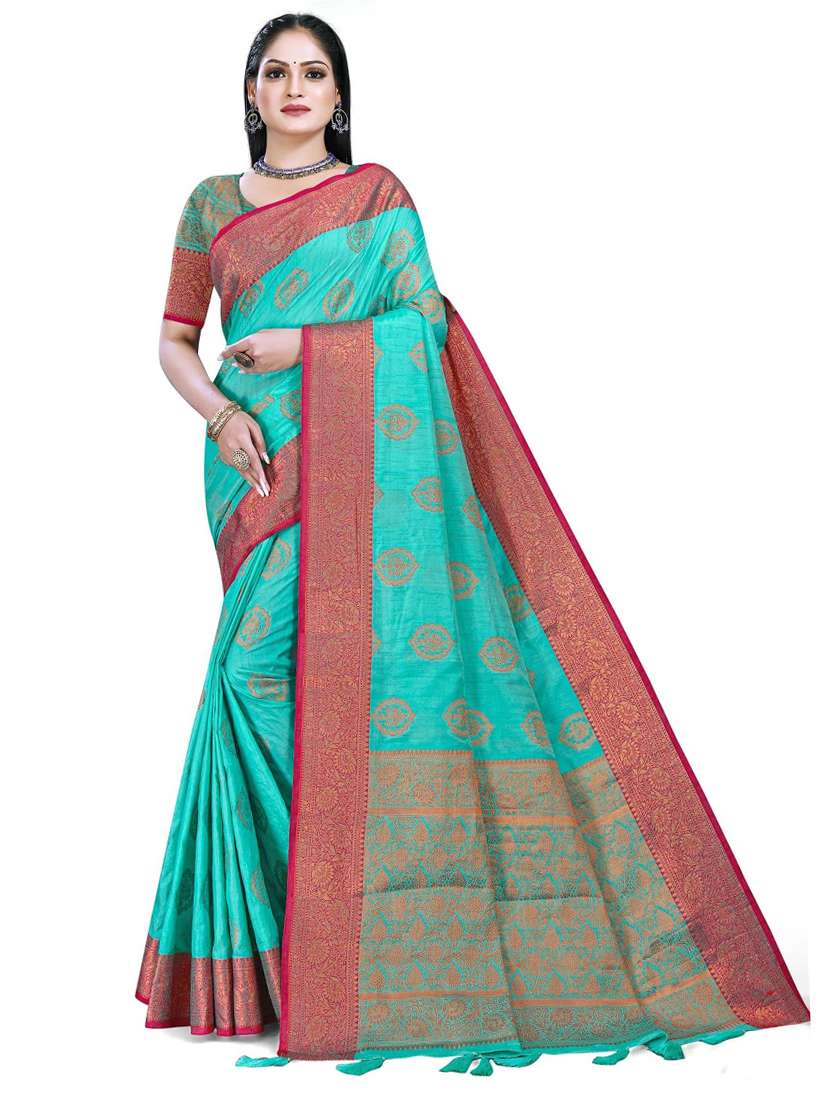 women's banarasi saree with blouse