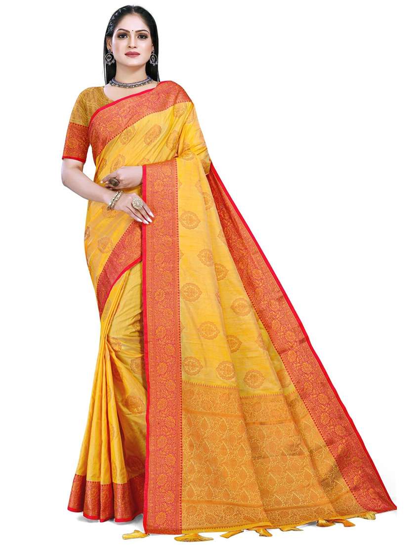 women's banarasi saree with blouse