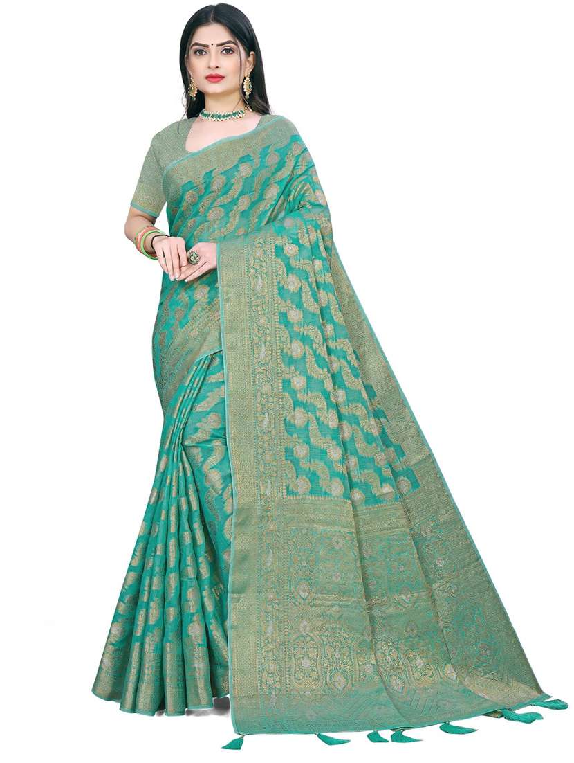 women's banarasi saree with blouse