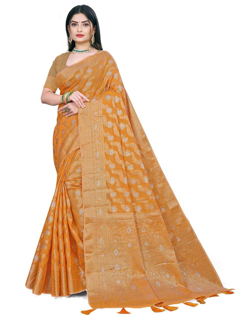 women's banarasi saree with blouse