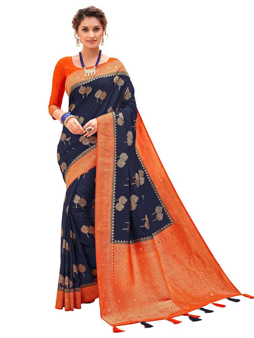 women's banarasi saree with blouse