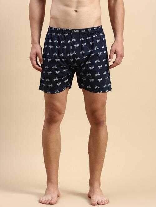 men's printed cotton boxers - 19864189 - Very Small Image - 1